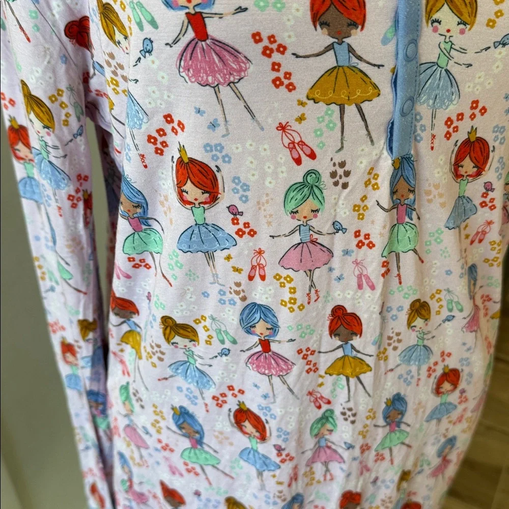 Little Sleepies L Prima Ballerina print women’s pj set - Picture 2 of 6